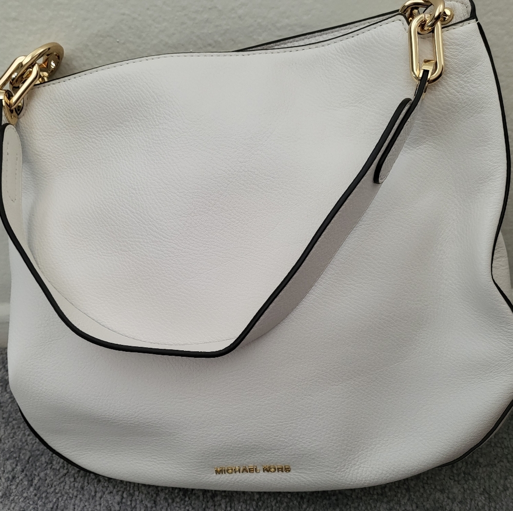 Michael Kors off white shoulder bag